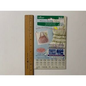 NWT‎ Clover 8603 Innovative Smocking Stickers Double Cable Design 2 Sheets